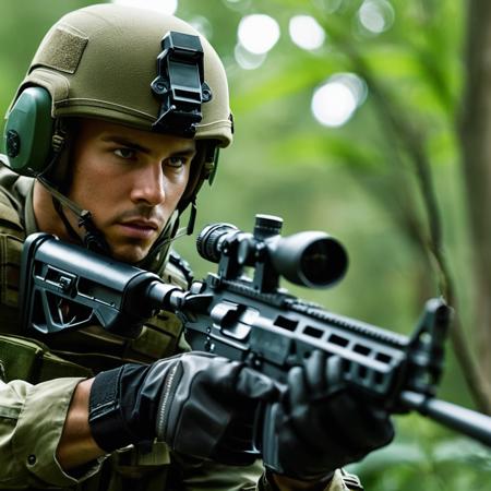 Battlefield + (2042) military cinematic style XL + F1D