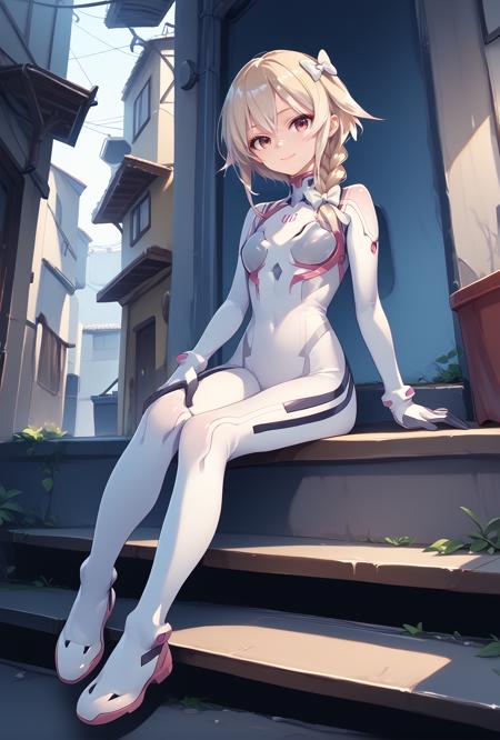 [Costume]Evangelion 3.0 Asuka/Mari lasty plugsuit /EVA 终 真希波/明日香的 白色作战衣