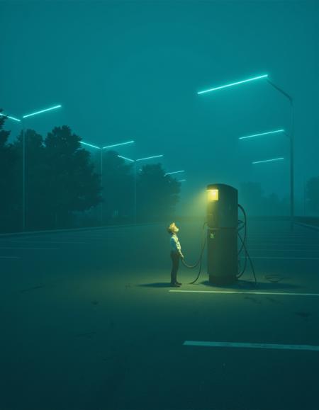 Rural Sci-fi - Digital Painting - Simon Stålenhag Style