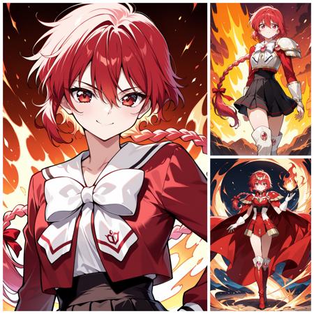 Hikaru Shidou - Magic Knight Rayearth [3 Outfits]【Illustrious+Pony】版本Illustrious (ID: 1168803)