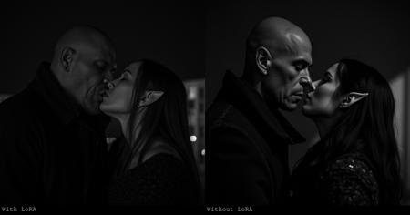 Flux Two People Kissing LoRA