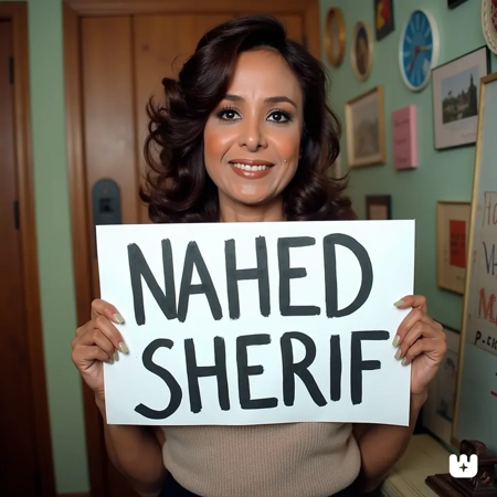 Egyptian Actress - NAHED SHERIF Flux - LoRa