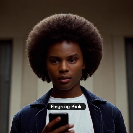 Text message on screen bubble (cinematic style) XL + F1D