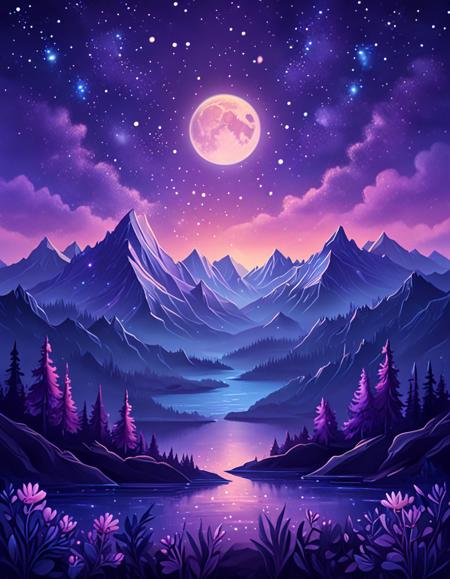 Celestial Blue Night Style
