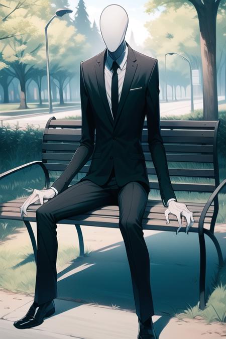 Slenderman creepypasta Pony + 1.5 + illustrious版本B (ID: 351084)