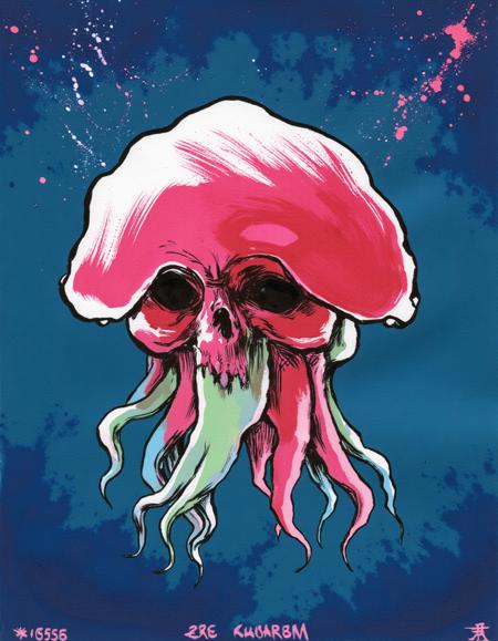 Ink monsters by Kim Diaz Holm