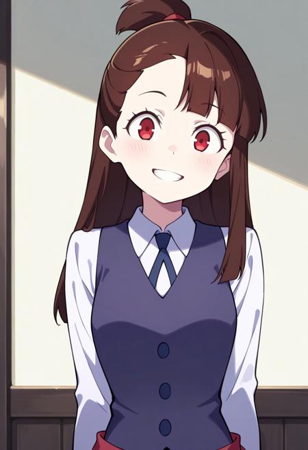 Atsuko Kagari - Little Witch Academia (Commission) - Pony + Illustrious