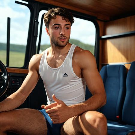 Jules Bouyer Paris Olympics French Swimmer SDXL
