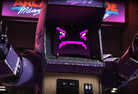Kung Fury Angry 80s Arcade Machine