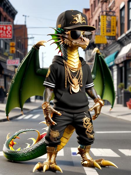 Dracthyr WoW Style [SDXL LoRA]版本SDXL (ID: 221412)