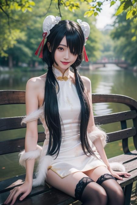 时崎狂三 旗袍 tokisaki kurumi chinese clothes