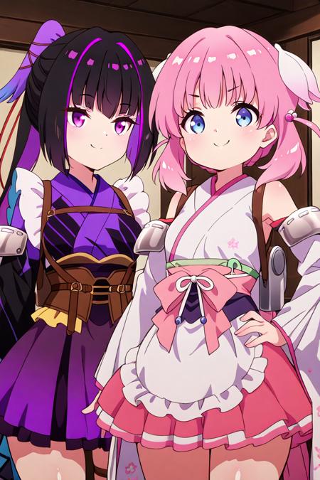Karasuba and Haizakura | 灰桜 x  鴉羽  (Prima Doll) [Illustrious]版本v1.0 (ID: 1237708)