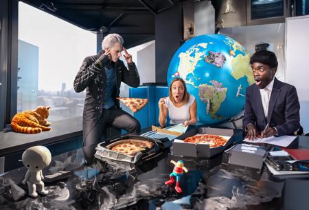 Man Levitating Pizza Meme | Concept LoRA