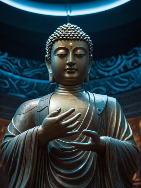 China Style Buddha Statue LoRA