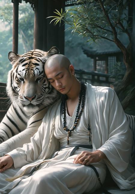 绪儿XL-猛虎下山 xuer White tiger