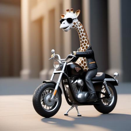 Sophie the Giraffe - SDXL