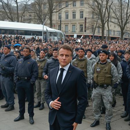 Emmanuel MACRON FLUX DEV LORA