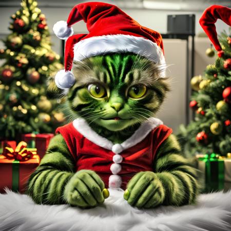 ChristmasGrinchCatLora