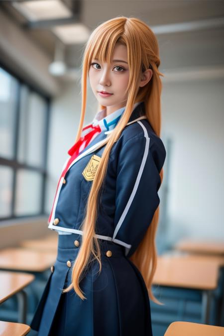 刀剑神域 结城明日奈 校服 yuuki asuna school uniform