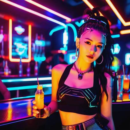 Bar portrait photography