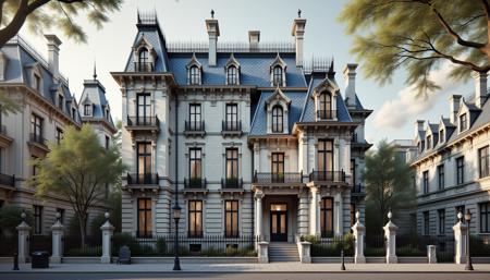 Second Empire House Architecture | Mansard roofs |Flux