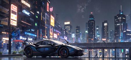 赛博世界/Cyberworld/赛博朋克场景 Lora