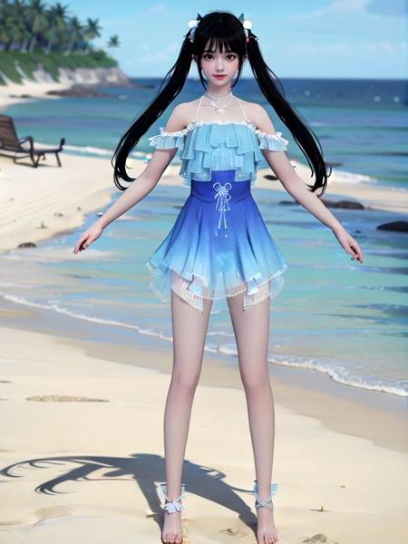 天刀少女 泳装