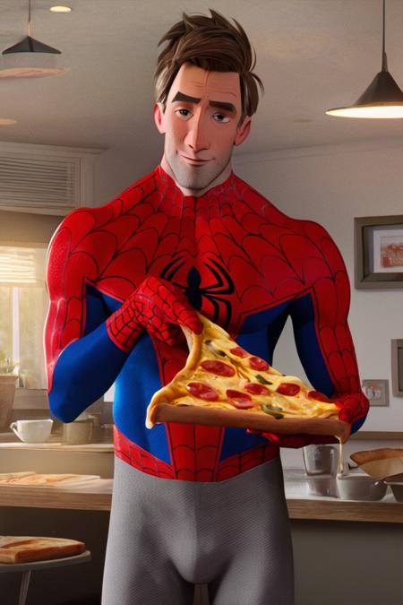Spider-Man (Peter B. Parker) from Into the Spider-Verse [LoRA]版本v1.1 HQ Pony V6 XL (ID: 566283)