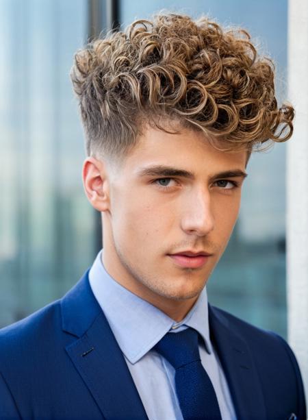 Modern male hairstyle (XL/PONY)