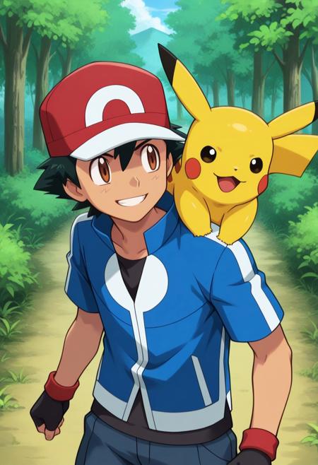 Ash Ketchum - Pokemon X and Y Version - Pony + Illustrious版本Illustrious - 1.0 (ID: 1152957)