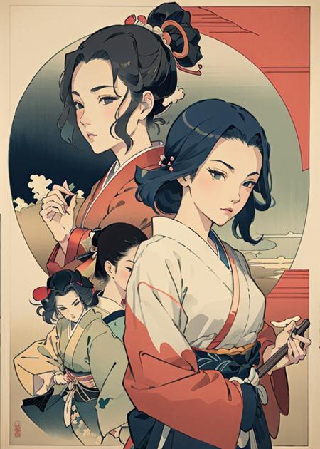 Ukiyo-e style
