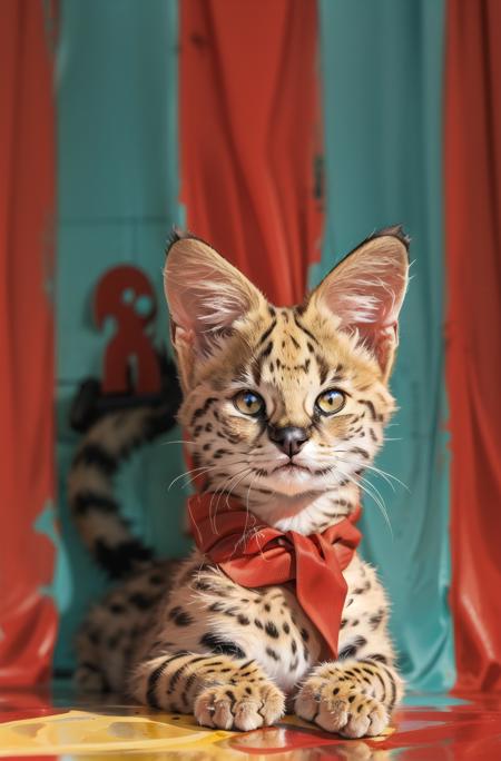 The serval (Leptailurus serval) LoRA