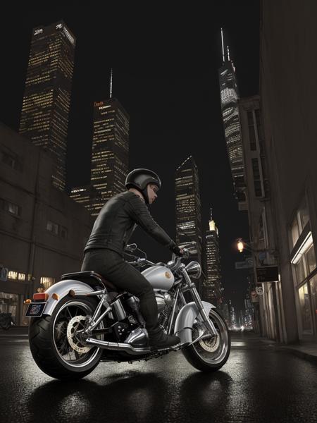 Third biker 360 degrees