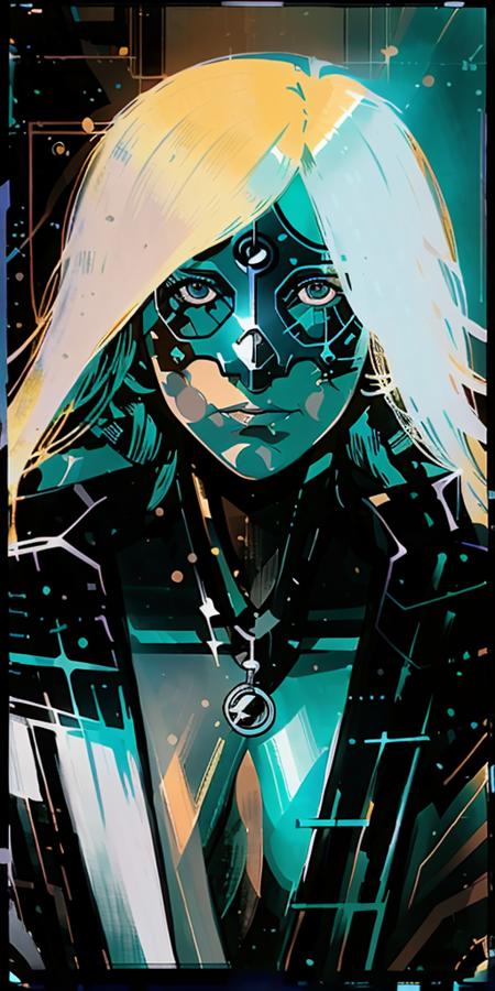 Cyberpunk 2077 Tarot card 512x1024