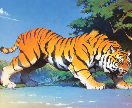 Frank Frazetta (SD 1.5) art style