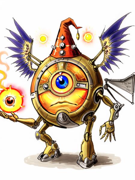 Modron from DND (pony and XL1.0)