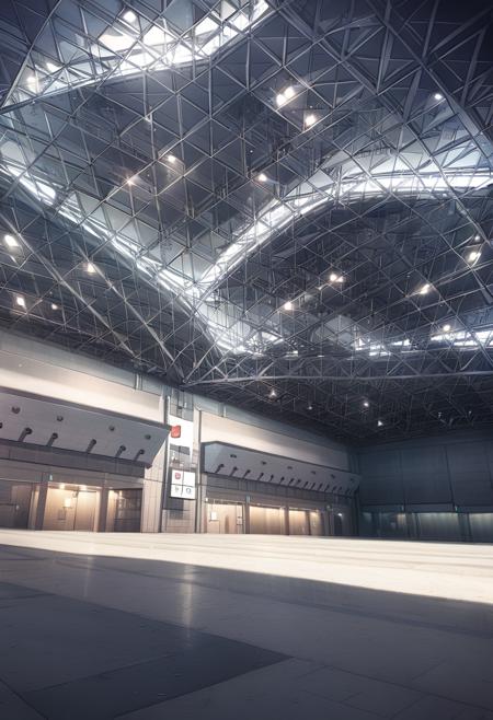 東京ビッグサイト東展示場  / TokyoBigSight EASTHALL indoors SDXL