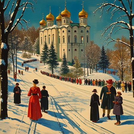 style of Boris Kustodiev [FLUX] 263
