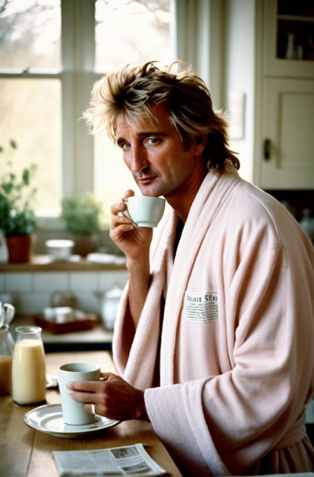 SDXL Rod Stewart 1980s