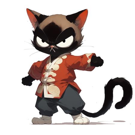 Anthropomorphic Black Cat