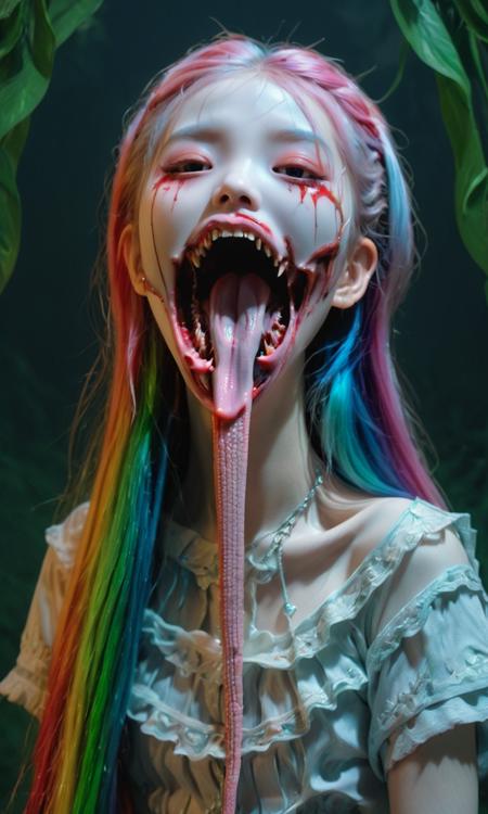 Monster Codex-Long tongue ghost | 怪物志-百鬼-吊死鬼