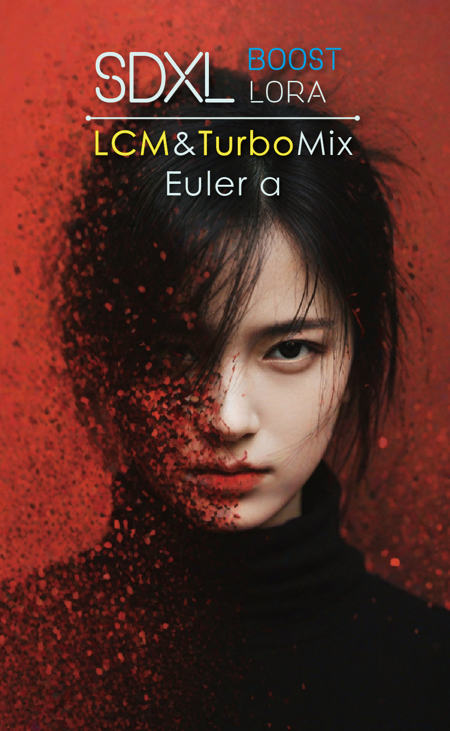 LCM&TurboMix LoRA (Only 12MB, 8-step sampling Effect is superior to using LCM or Turbo alone!)版本Euler a.fix (ID: 246747)