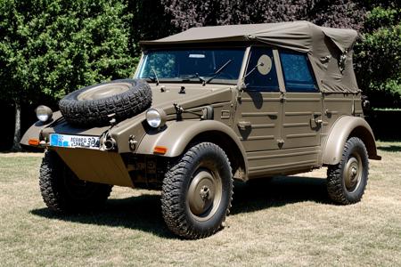 Kübelwagen - German WW2 military vehicle from Volkswagen