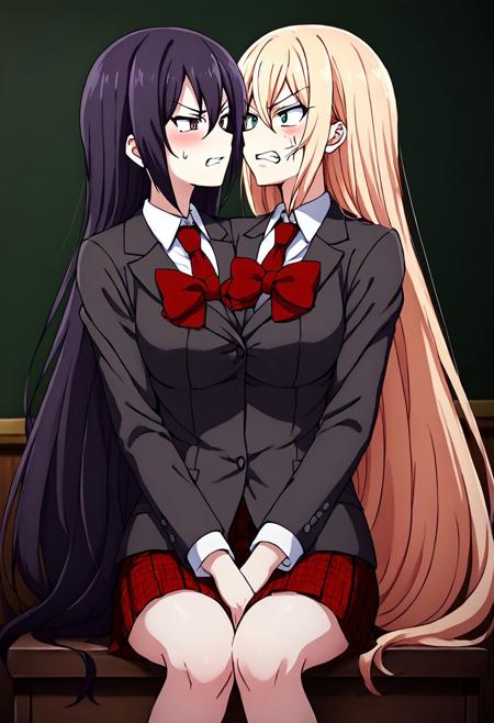 Conjoined Twin Girls Arguing