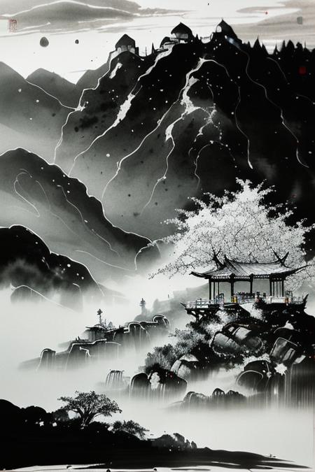 中国彩墨-Chinese ink painting