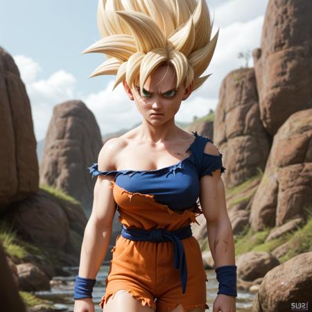 Goki [ Rule 63 ] [ Dragon Ball ] by Leaf