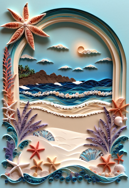 Paper Quilling And Layering Style - [Flux/SDXL/SD1.5]