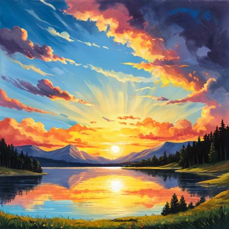Realistic Drawing + Paitning style XL + F1D