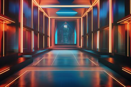 A sci-fi e-commerce stage background - tangbohu 68