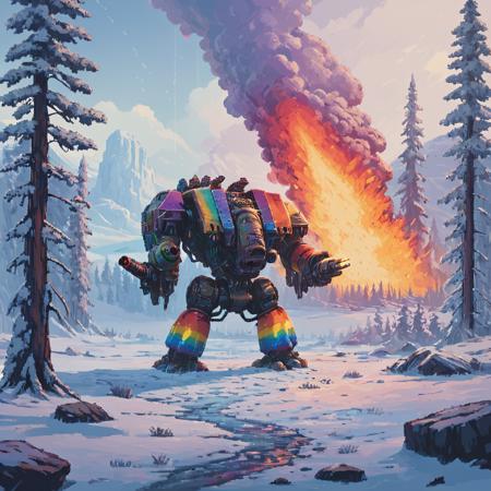 Space Marine Dreadnought - Warhammer 40,000 (SDXL)